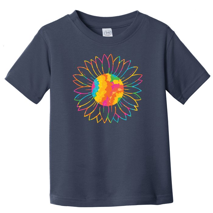 Colorful Sunflower Toddler T-Shirt