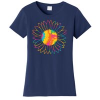 Colorful Sunflower Women's T-Shirt