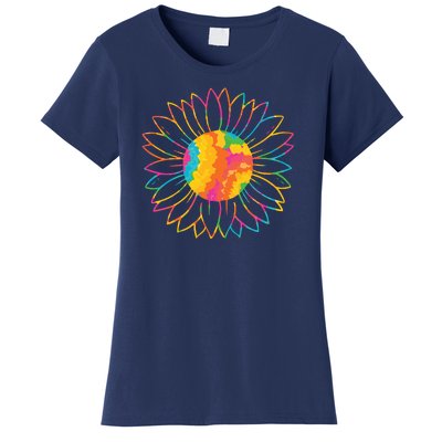 Colorful Sunflower Women's T-Shirt