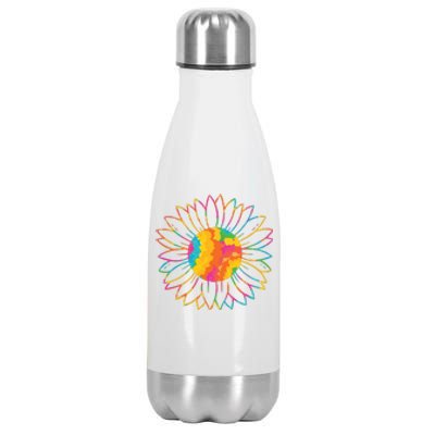 Colorful Sunflower Stainless Steel Insulated Water Bottle