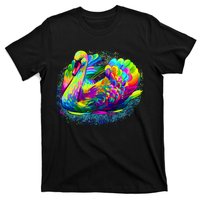 Colorful Swan T-Shirt