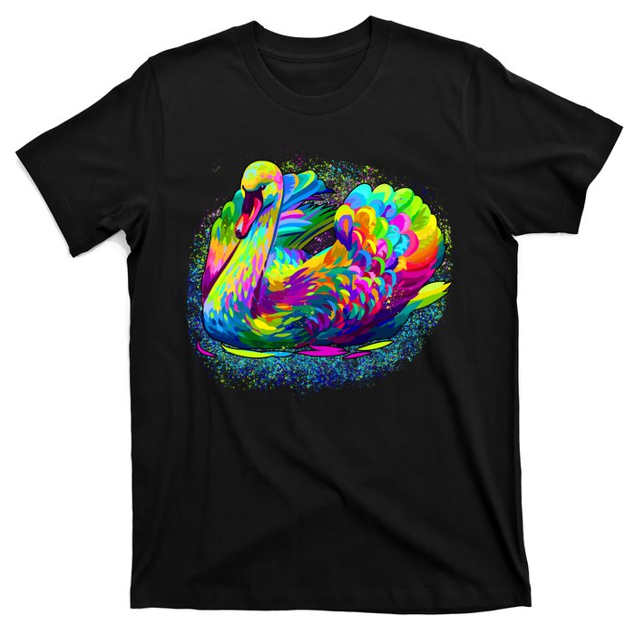 Colorful Swan T-Shirt