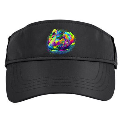 Colorful Swan Adult Drive Performance Visor