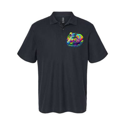 Colorful Swan Softstyle Adult Sport Polo