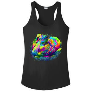 Colorful Swan Ladies PosiCharge Competitor Racerback Tank