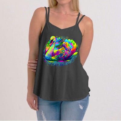 Colorful Swan Women's Strappy Tank