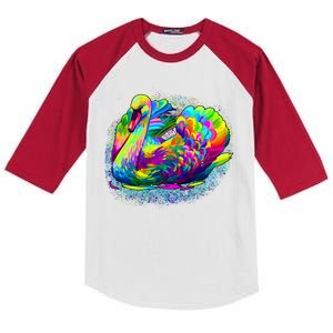 Colorful Swan Kids Colorblock Raglan Jersey