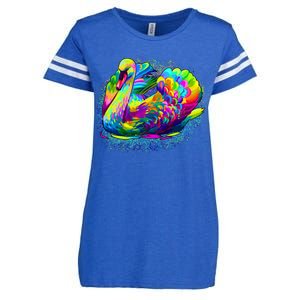 Colorful Swan Enza Ladies Jersey Football T-Shirt