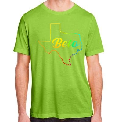 Colorful Texas Senate Beto Rainbow Adult ChromaSoft Performance T-Shirt