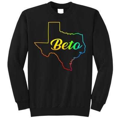 Colorful Texas Senate Beto Rainbow Sweatshirt