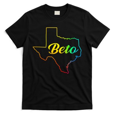 Colorful Texas Senate Beto Rainbow T-Shirt