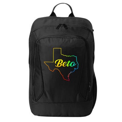 Colorful Texas Senate Beto Rainbow City Backpack