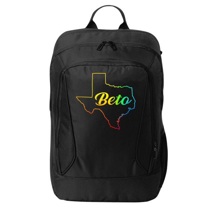 Colorful Texas Senate Beto Rainbow City Backpack