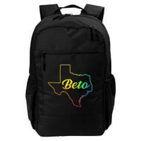 Colorful Texas Senate Beto Rainbow Daily Commute Backpack