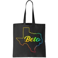 Colorful Texas Senate Beto Rainbow Tote Bag