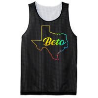 Colorful Texas Senate Beto Rainbow Mesh Reversible Basketball Jersey Tank