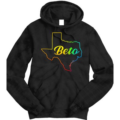 Colorful Texas Senate Beto Rainbow Tie Dye Hoodie