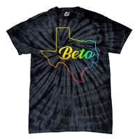 Colorful Texas Senate Beto Rainbow Tie-Dye T-Shirt