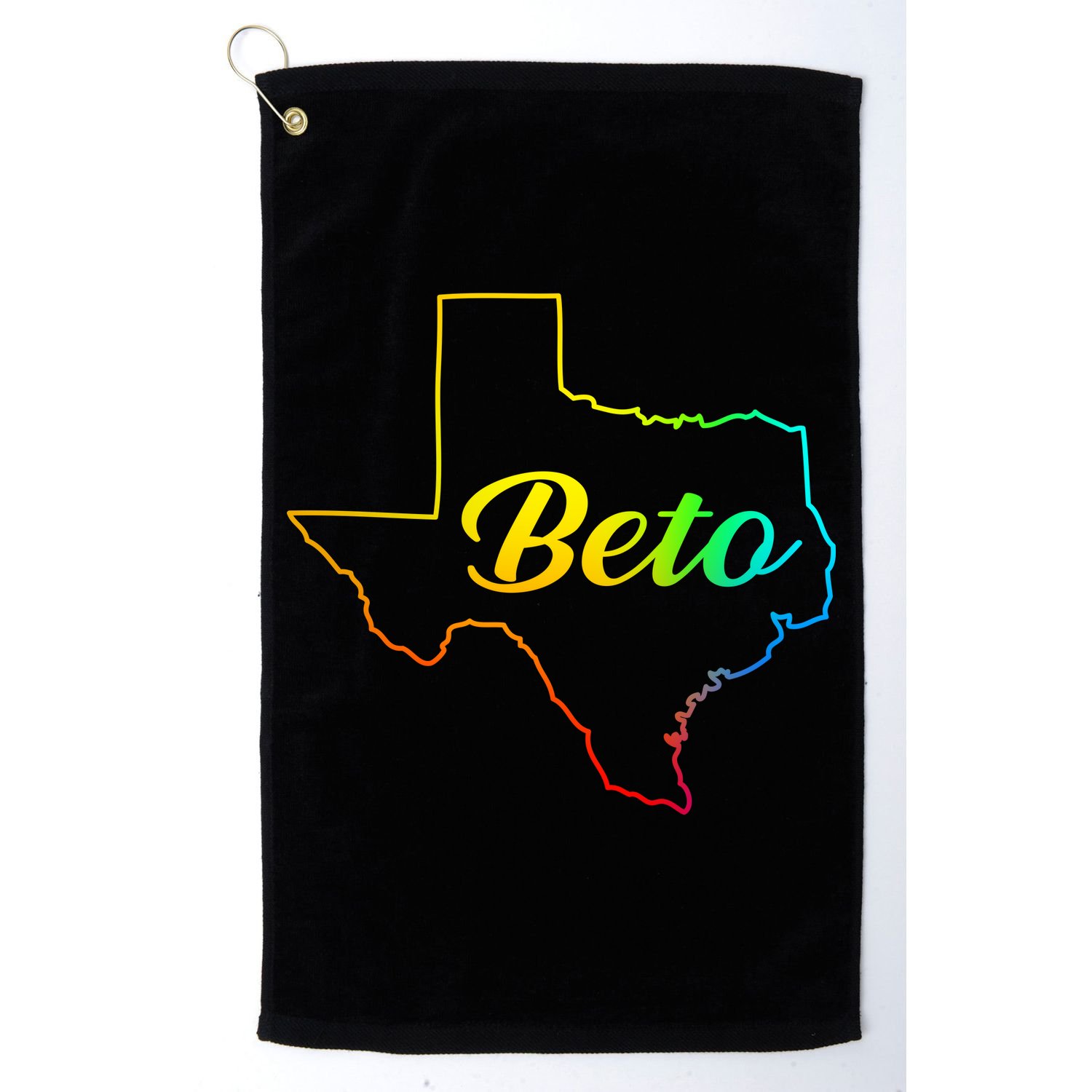 Colorful Texas Senate Beto Rainbow Golf Towel