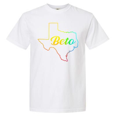 Colorful Texas Senate Beto Rainbow Garment-Dyed Heavyweight T-Shirt