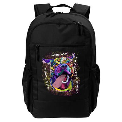 Colorful Texture Boxer Dog Rescues Are My Favorite Breeds Backpack