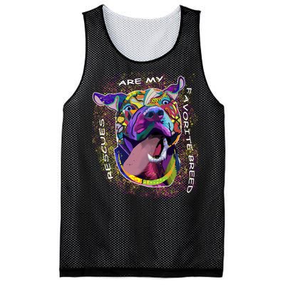 Colorful Texture Boxer Dog Rescues Are My Favorite Breeds Mesh Reversible Basketball Jersey Tank