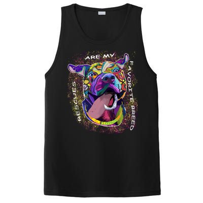 Colorful Texture Boxer Dog Rescues Are My Favorite Breeds PosiCharge Competitor Tank