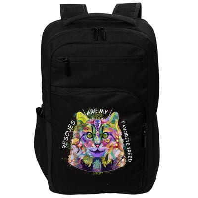 Colorful Texture Cat Rescues Are My Favorite Impact Tech Backpack