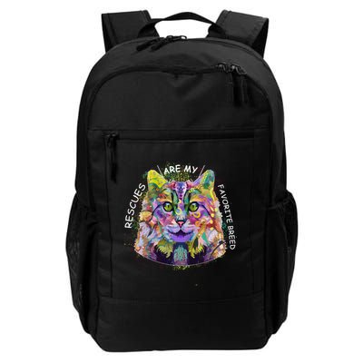 Colorful Texture Cat Rescues Are My Favorite Backpack
