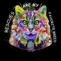 Colorful Texture Cat Rescues Are My Favorite Bucket Hat