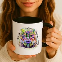 Colorful Texture Cat Rescues Are My Favorite Mug