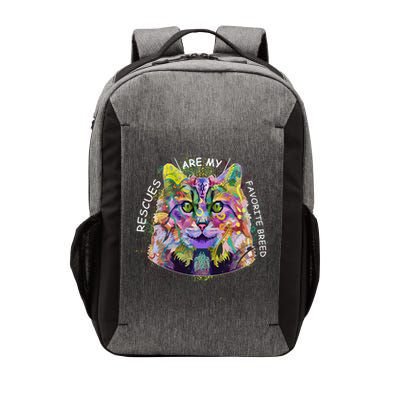 Colorful Texture Cat Rescues Are My Favorite Vector Backpack