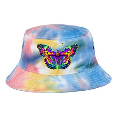 Colorful Texture Trippy Butterfly Tie Dye Newport Bucket Hat