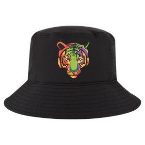 Colorful Tiger Head Cool Comfort Performance Bucket Hat