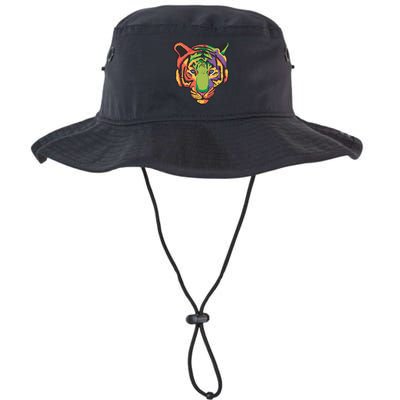 Colorful Tiger Head Bucket Hat
