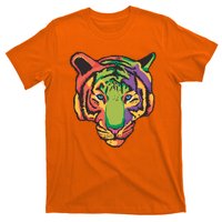 Colorful Tiger Head T-Shirt