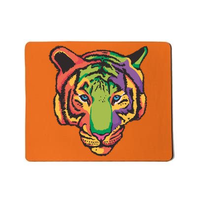 Colorful Tiger Head Mousepad