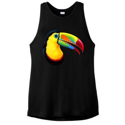 Colorful Toucan Ladies PosiCharge Tri-Blend Wicking Tank