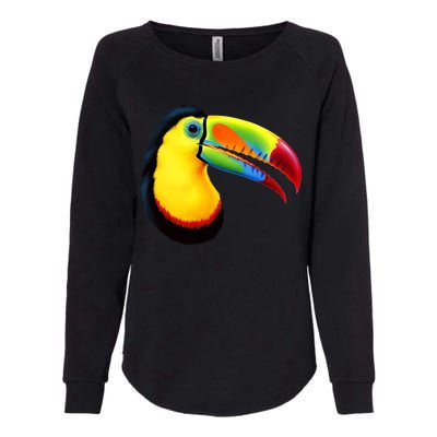 Colorful Toucan Womens California Wash Sweatshirt