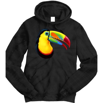 Colorful Toucan Tie Dye Hoodie