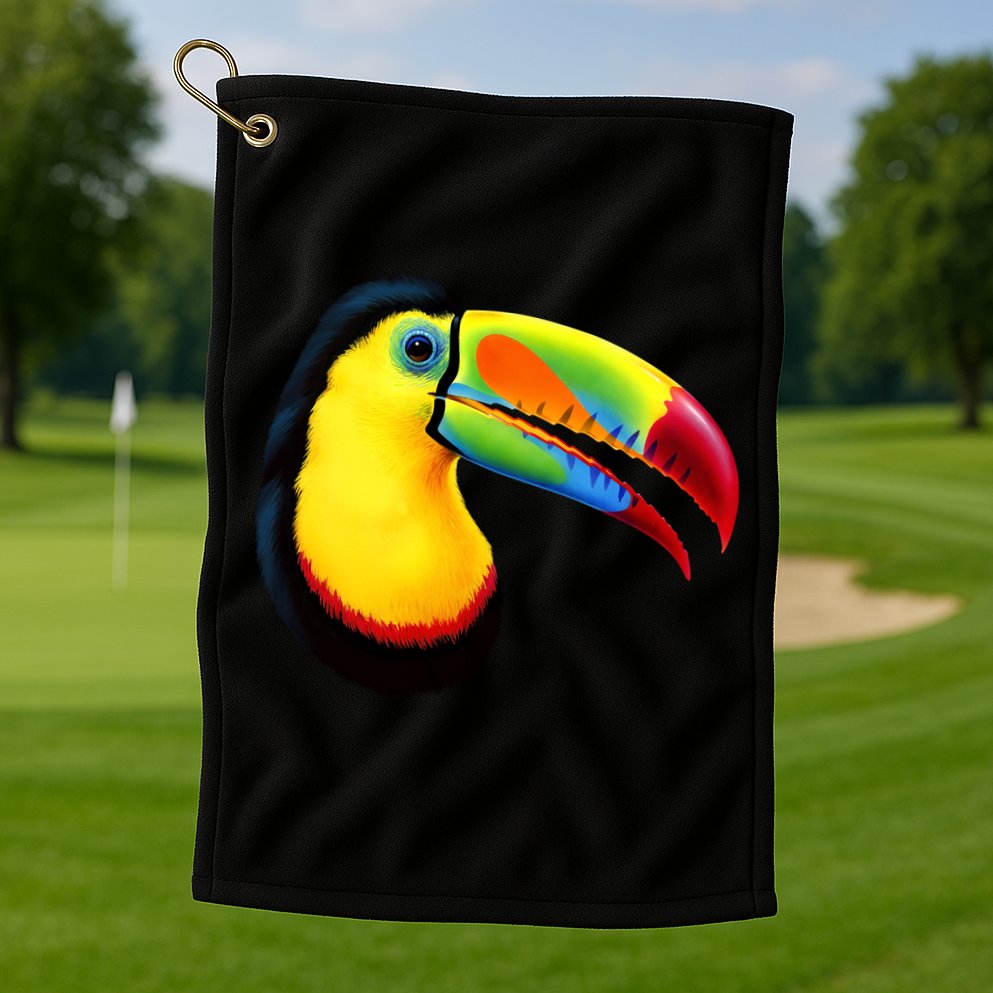 Colorful Toucan Golf Towel