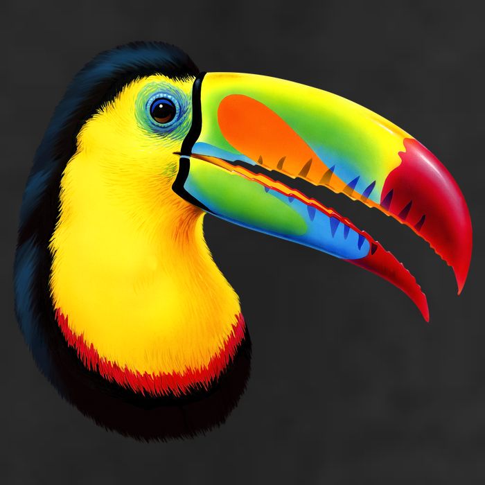 Colorful Toucan Golf Towel