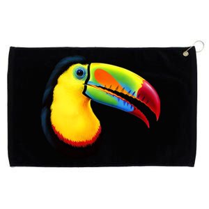 Colorful Toucan Grommeted Golf Towel