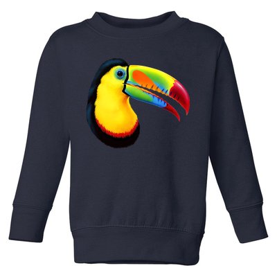 Colorful Toucan Toddler Sweatshirt