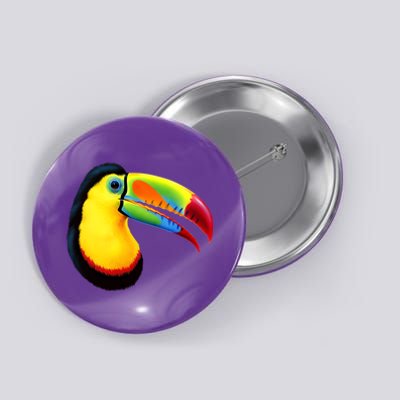 Colorful Toucan Button