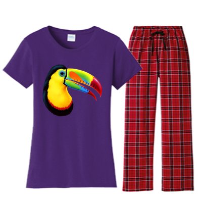 Colorful Toucan Women's Flannel Pajama Set