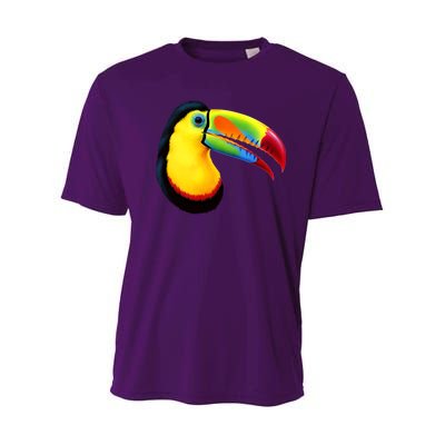 Colorful Toucan Youth Performance Sprint T-Shirt