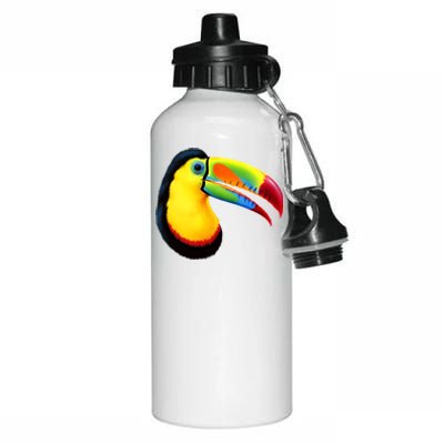 Colorful Toucan Aluminum Water Bottle