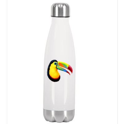 Colorful Toucan Stainless Steel Insulated Water Bottle