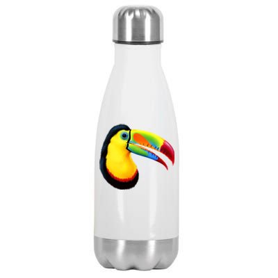 Colorful Toucan Stainless Steel Insulated Water Bottle